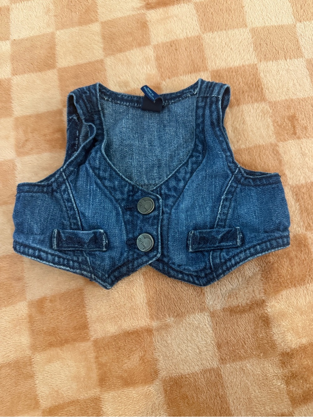 Old Navy Dark Blue Denim Vest for Kids